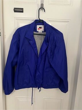Nike Blue/Purple Jacket with Red Swoosh